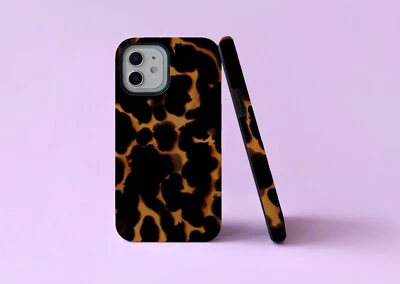 Tortoise Shell Tortoiseshell Brown Tough Phone Case/Cover For iPhone Samsung - Image 1 of 4