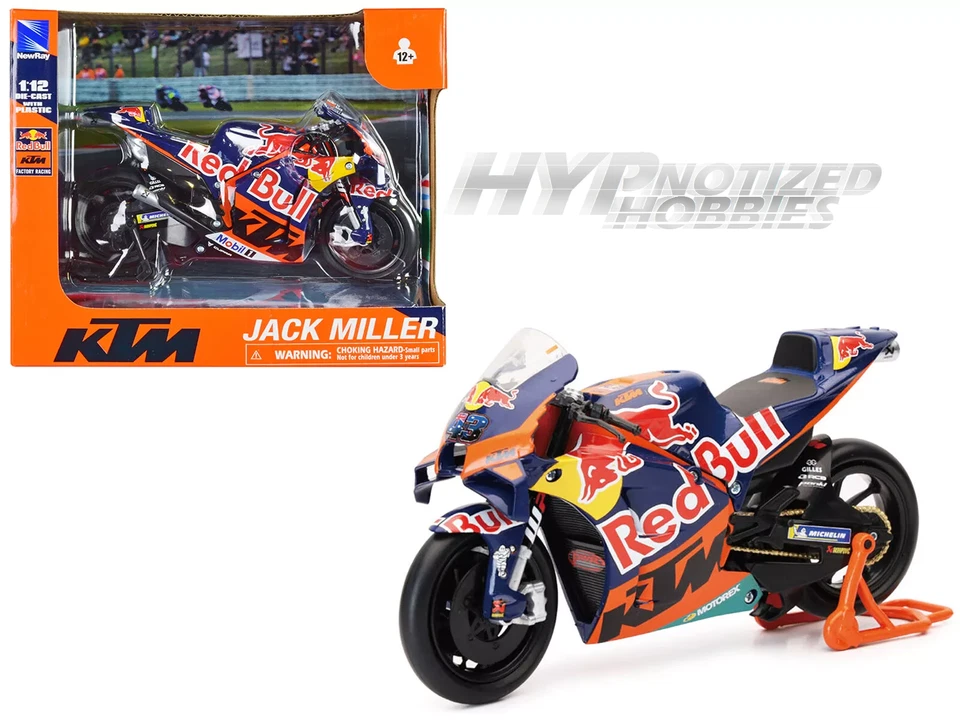 NEW RAY 1:12 KTM RED BULL FACTORY RACING MOTOGP #43 JACK MILLER  58393 - Image 1 of 3