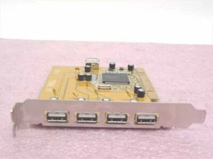SIIG TK-P5U212 USB 2.0 PCI 5-Port Adapter Card - 480 Mbps, 12 Mbps and 1.5 Mbps - Picture 1 of 5