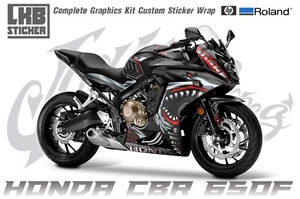 Graphics Decal Kit Wrap Compatible with Honda CBR 650F 2015-2018 / SHARK - Picture 1 of 6