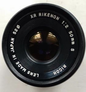 Ricoh Rikenon 50mm f2 Camera Lens Pentax K Mount Vintage Pk Mount Prime Lens  - Picture 1 of 6