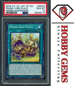 PRANK-KIDS PLACE HISU-EN023 Secret Rare PSA 10 2018 Hidden Summoners 1st Ed C2 - Picture 1 of 2