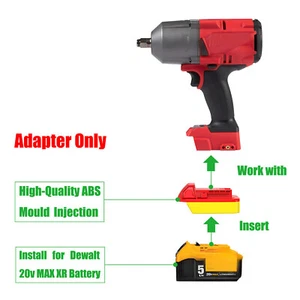 1x para batería de iones de litio Dewalt 20V XR/DCB204 para adaptador de herramientas Milwaukee M18/XC - Imagen 1 de 8