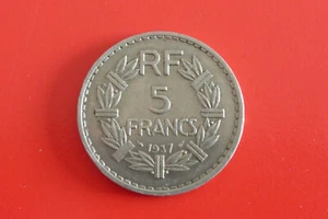 France 5 Francs LAVRILLIER 1937 - Picture 1 of 2