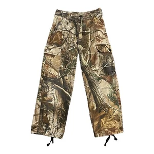 RedHead Realtree Camouflage Brown Green Hunting Cargo Pants Boy’s size Small - Picture 1 of 13
