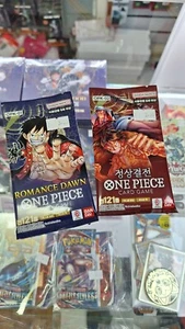 One Piece Card Game 2x Booster Korean Version OPK-01 OPK-02 Bandai - Picture 1 of 1