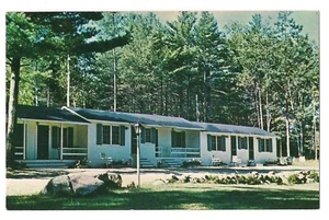 The PINES MOTEL Route 302 Bartlett Crawford Notch White Mountains Postcard NH  - Picture 1 of 2
