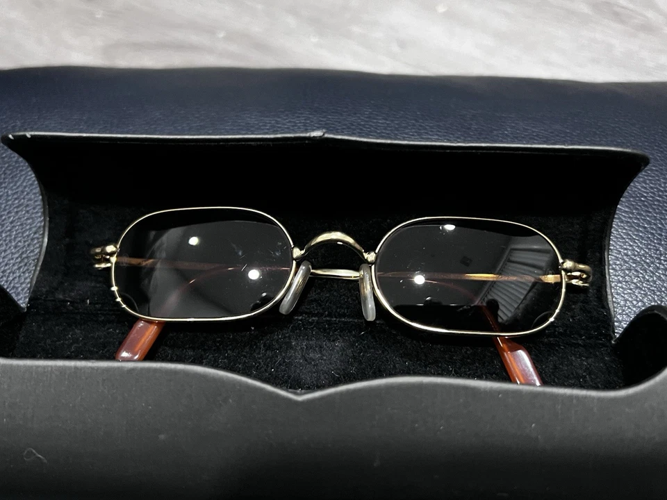 Cartier Orfy Vintage Thin Rim Sunglasses Frame 18k Gold Plated 1990s France - Image 1 of 4