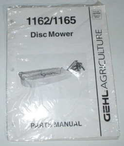 Gehl 1162 & 1165 Disc Mower Parts Manual Catalog Book OEM! NEW OLD STOCK! 9/97 - Picture 1 of 2