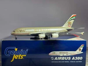 Gemini Jets 1:400 Etihad Airbus A380-800 A6-EGJ GJETD684 - Picture 1 of 2