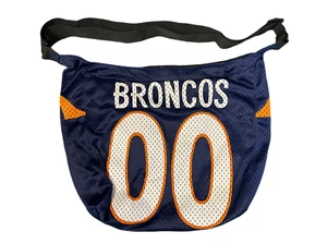Bolso de hombro NFL Denver Broncos Jersey Material 12" x 12" - Imagen 1 de 3