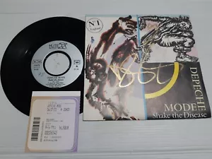 DEPECHE MODE Autogramm Vinyl 7 SHAKE THE DISEASE signiert Live Ticket Konzert 2023 - Bild 1 von 3