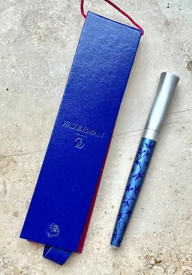 TOLLE GEBRAUCHTE! WATERMAN Audace Kugelschreiber, blau, Blumen - Bild 1 von 2