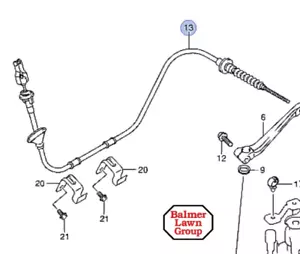 GENUINE SUZUKI CELERIO 1.0 CLUTCH CABLE 2016 ONWARDS 23710M84M20 - Picture 1 of 2