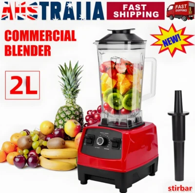 Smoothie Blender 2L Commercial Countertop Blenders Shakes Mixer Juicer Kit Home - image 1 of 4
