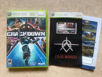 Crackdown (Xbox 360, 2007) CIB Complete w/ Manual & Map Tested Working - Image 1 of 4
