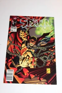 RARE Spawn 16 NEWSSTAND Variant 1:100 Low Print Run Anti-Spawn F+ 1st Major Vale - Picture 1 of 7