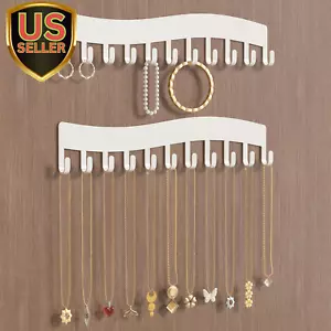 Wall Necklace Organizer Holder: Wall Mounted Jewelry Hanging Storage Necklace... - Picture 1 of 1