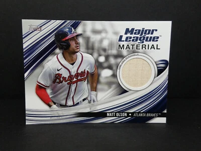 2023 Topps #MLM-MO Matt Olson, Braves - Major League Material Relic - Image 1 of 2