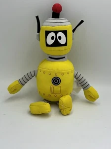 Yo Gabba Gabba Plex Robot Plush 10" Spin Master Retired Clean - Picture 1 of 4