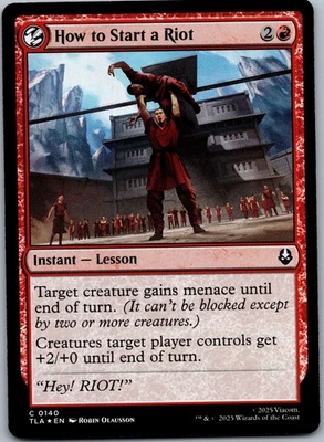 How to Start a Riot Foil Avatar: The Last Airbender 140 NM - Image 1 of 2