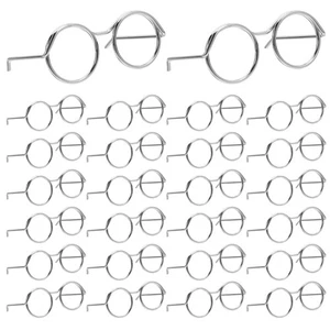 50 Teile Puppenhaus Zubehör Gläser kleine Brillen zum Basteln DIY Miniatur - Bild 1 von 18