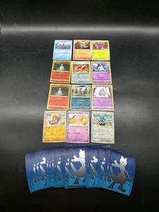 Small Job Lot Pokemon Cards And Official Sleeves Basic Stage 1 2023 - Foto 1 di 7