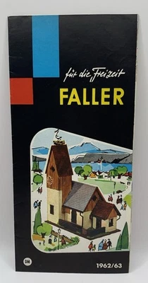 Faller Prospekt 1962/63 – Original Katalog – Modellbau Eisenbahn Zubehör - Bild 1 von 3