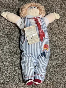 Xavier Roberts Little People 1978 scultura morbida 22" capelli biondi occhi castani - Foto 1 di 15