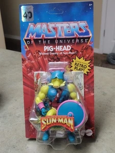 Figura retro cabeza de cerdo Masters of the Universe - Imagen 1 de 3
