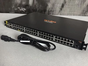 *ARUBA* Aruba CX 6000 48g 48-Port Switch R8N85A-60001 w/ PWR Cable Ships Fast - Photo 1/14