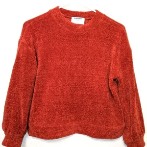 OLD NAVY Girl Sweater Russet Pumpkin Soft Loose SZ 10-12 - Picture 1 of 7
