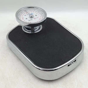 Neostar Health Traditional Medical Style Bathroom Scales - Black And Chrome - Picture 1 of 9