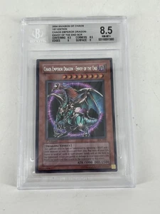 YuGiOh Chaos Emperor Dragon Envoy of the End 1st Ed #IOC-000 BGS 8.5 - Picture 1 of 2