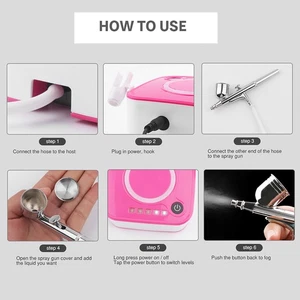 US Plug Airbrush Makeup Spray Handheld Oxygen Sprayer Face Moisturizing Airb HOT - Picture 1 of 12