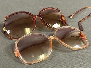Vintage ITALY & TAIWAN Oversized Grandma Hollywood Stylist Women’s Sunglasses - Picture 1 of 10