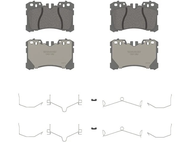Juego de pastillas de freno delanteras para Lexus LS460 2007-2017 2008 2009 2010 2011 2012 ZV528BG Foto 1 de 1