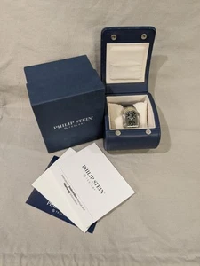 Philip Stein Teslar Dual Time Herrenuhr mit Box - funktioniert - Bild 1 von 9