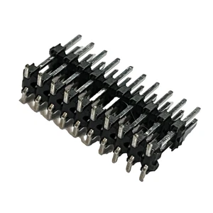 Menge 25 doppelt gestapelt, Nadelstreifen-Header (x10 lang x2 breit x2 hoch), 20-Stifte - Bild 1 von 16