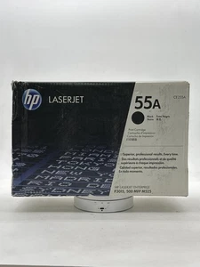 HP CE255A 55A Black Toner Cartridge LaserJet  - NEW - Picture 1 of 4