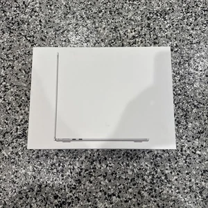 Apple MacBook Air 13.6-inch M4 16GB Memory Model A3240 Silver 512GB SSD BOX ONLY - Picture 1 of 3