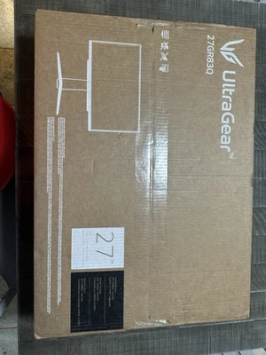 LG 27"  UltraGear QHD 1ms 240Hz 2560x1440 IPS PC Monitor 27GR83Q-B - Image 1 of 4
