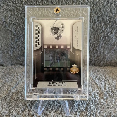 2002 Fleer Focus Jersey Edition - Freeze Frame Jerry Rice #12FR - Image 1 of 4