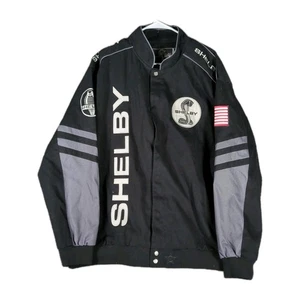 Rare JH Design Carroll Shelby Cobra Mustang Bomber Jacket Men's 2XL - Picture 1 of 10