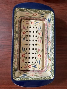 Temp-tations Old World 1.75qt Meatloaf & Drip Pan Insert Ovenware - Picture 1 of 11