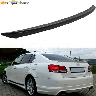 Rear Spoiler For 2006-2011 Lexus GS-Series Glossy Black - Imagem 1 de 4