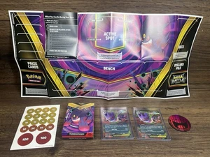Pokemon TCG Mega Gengar Ex Promo X 2 056/094 Mega Battle Deck Carte Moneta - Foto 1 di 5