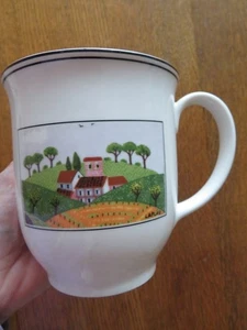 Nuova tazza caffè Villeroy & Boch Naif design fattoria con grande casa colonica alta 4" - Foto 1 di 4