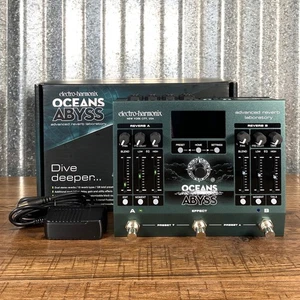 Electro-Harmonix EHX Oceans Abyss Advanced Reverb Lab Guitar Effect Pedal Demo - Picture 1 of 7