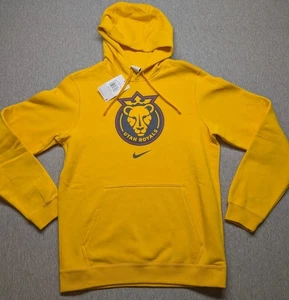 NIKE UTAH ROYALS MEN'S CLUB P.O. YELLOW SOCCER HOODIE SIZE S MEN NWT $75.00 - Picture 1 of 7